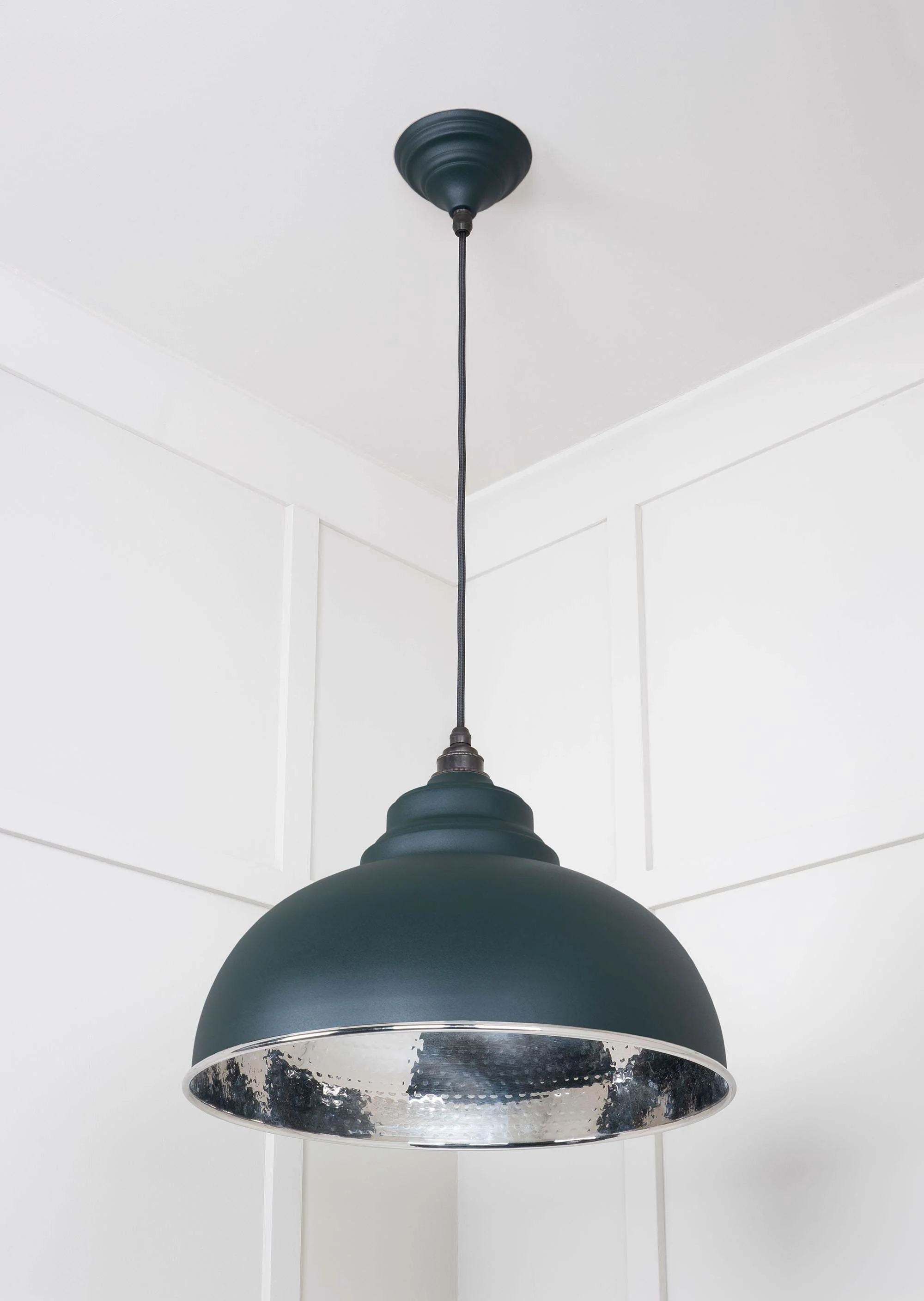 Brampton Hammered Nickel Pendant Light - Image 13