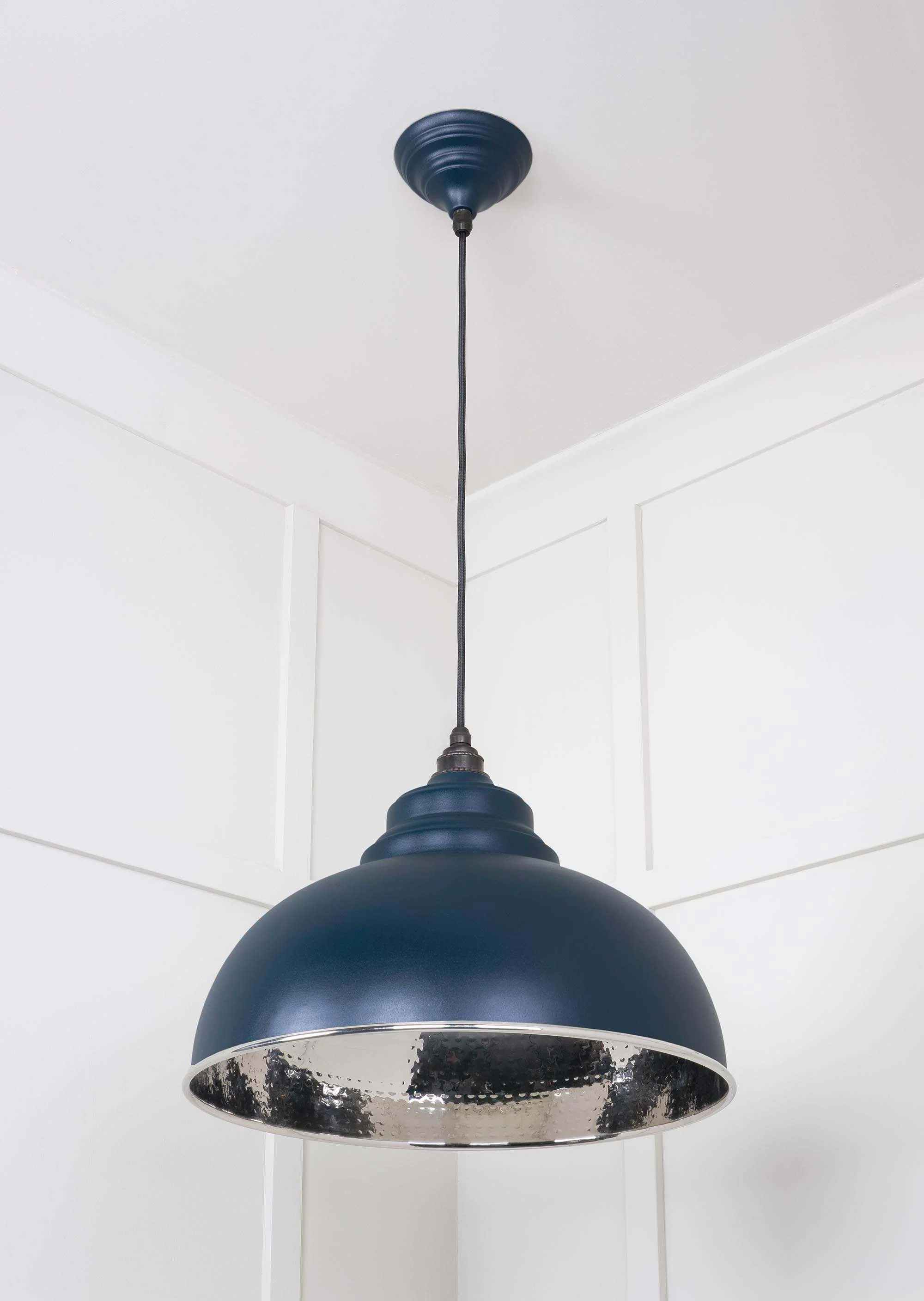 Brampton Hammered Nickel Pendant Light - Image 14