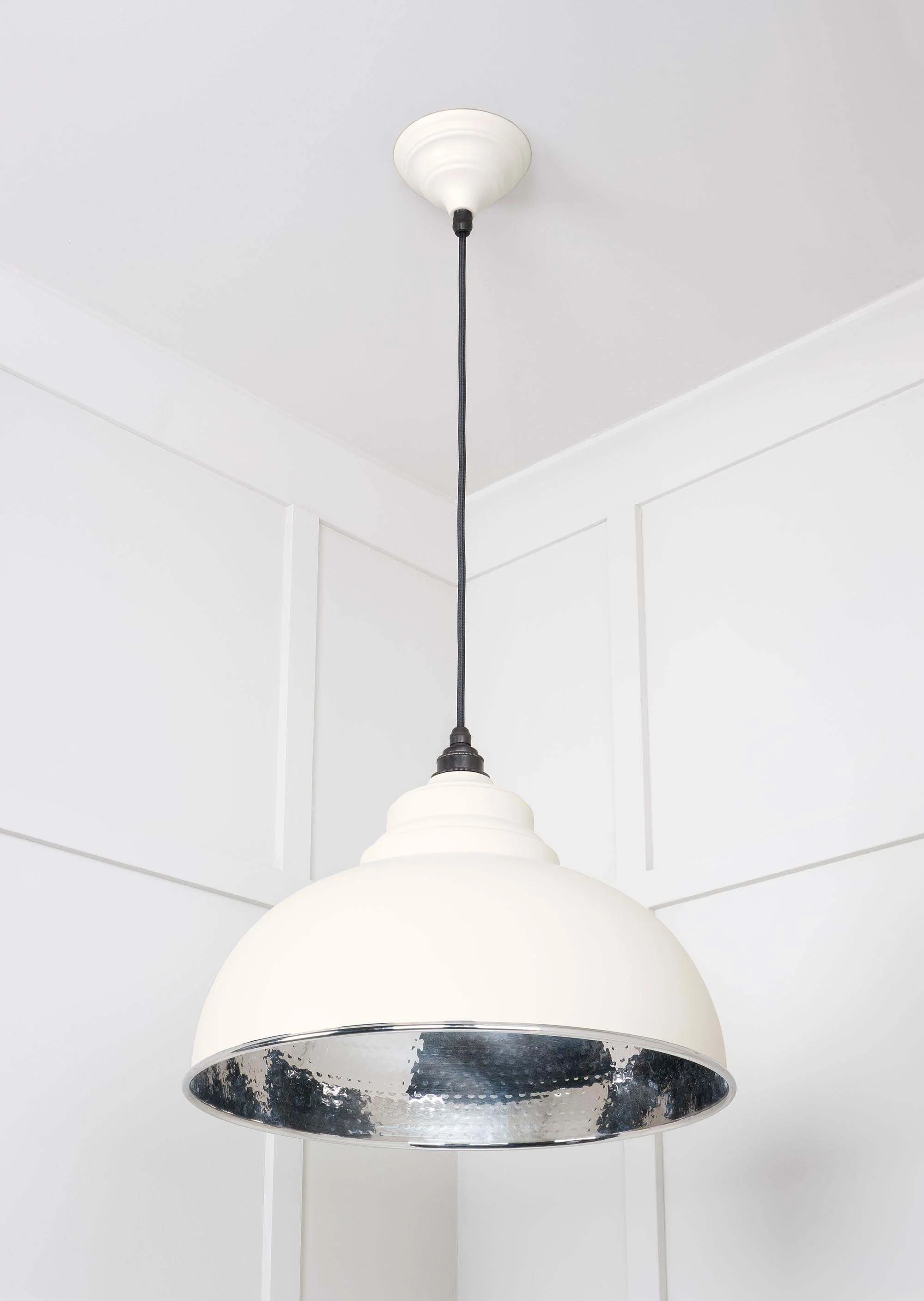 Brampton Hammered Nickel Pendant Light - Image 17