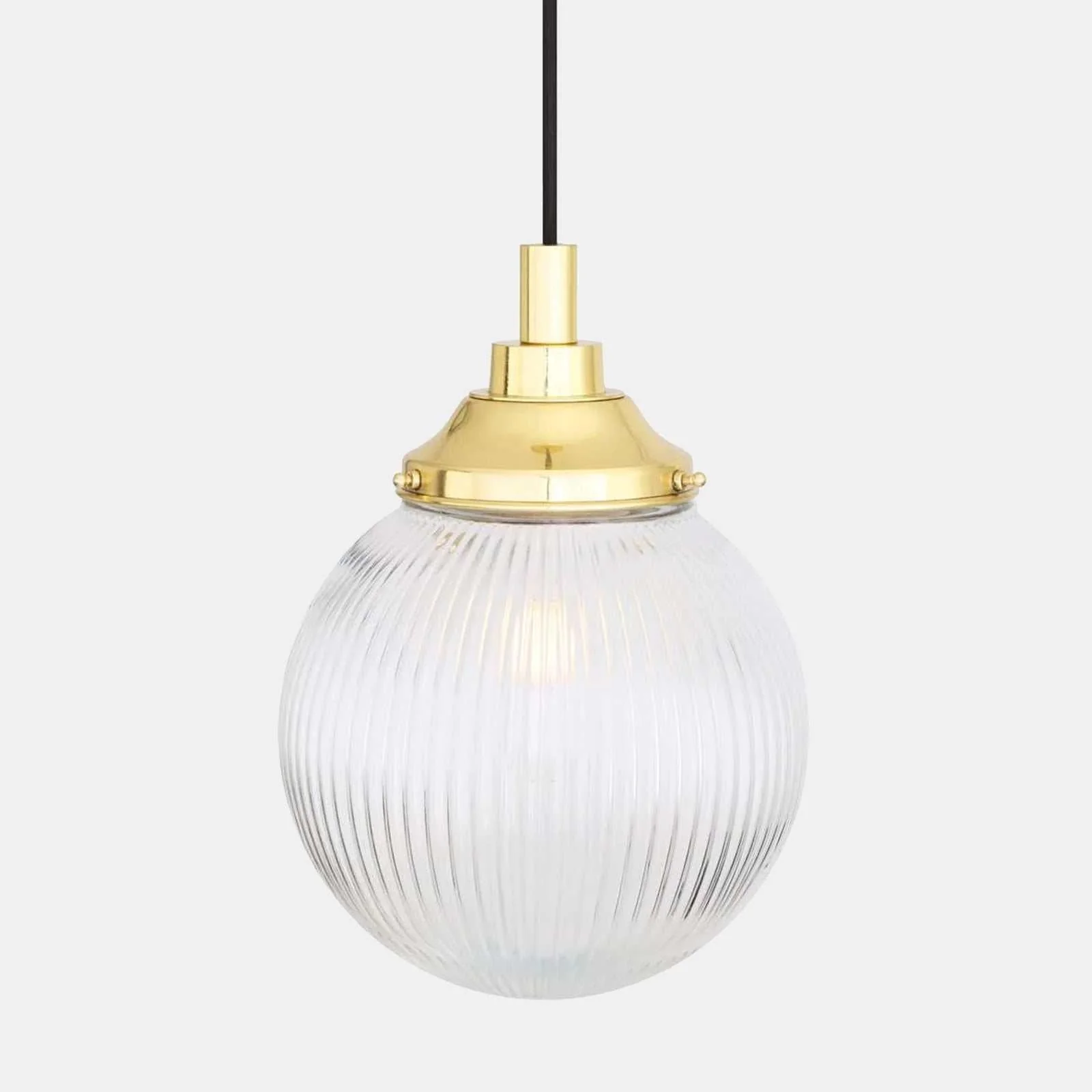 Laguna Prismatic Glass Bathroom Pendant Light - 20cm - Image 11