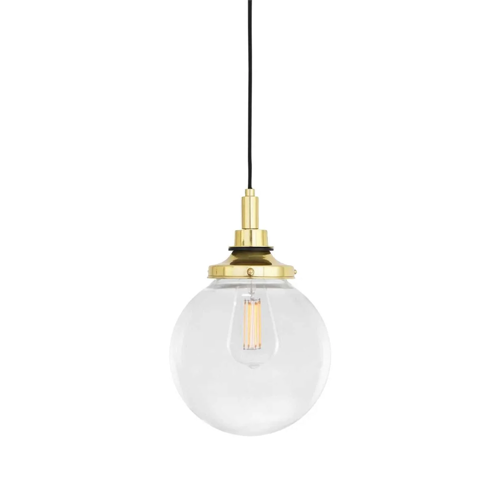 Laguna Prismatic Glass Bathroom Pendant Light - 20cm - Image 12