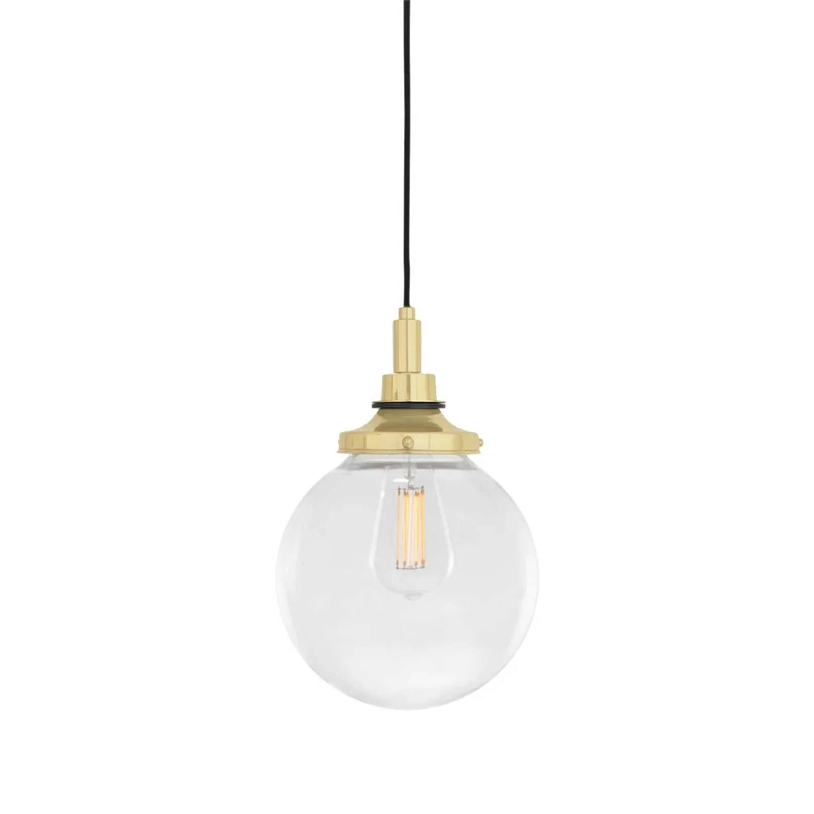 Laguna Prismatic Glass Bathroom Pendant Light - 20cm - Image 15