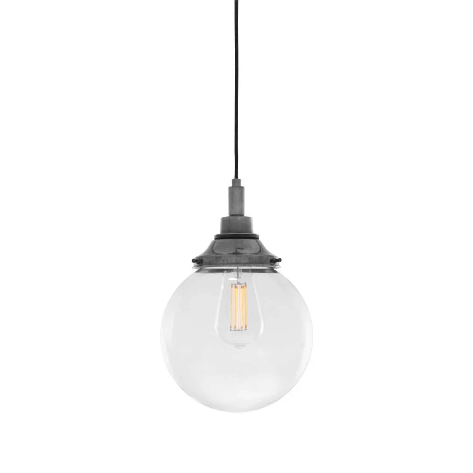 Laguna Prismatic Glass Bathroom Pendant Light - 20cm - Image 2