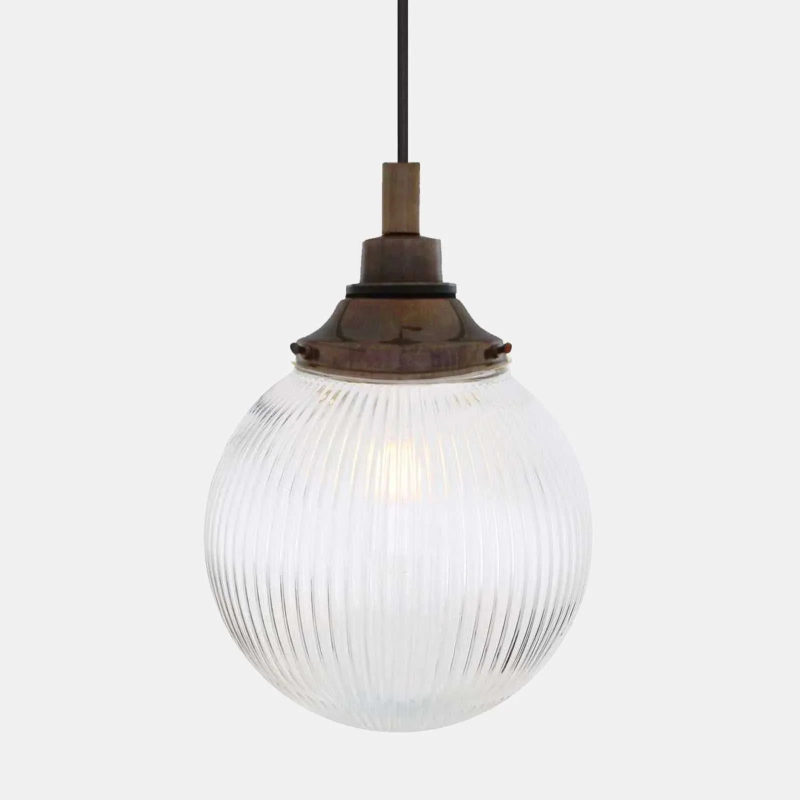 Laguna Prismatic Glass Bathroom Pendant Light - 20cm - Image 5