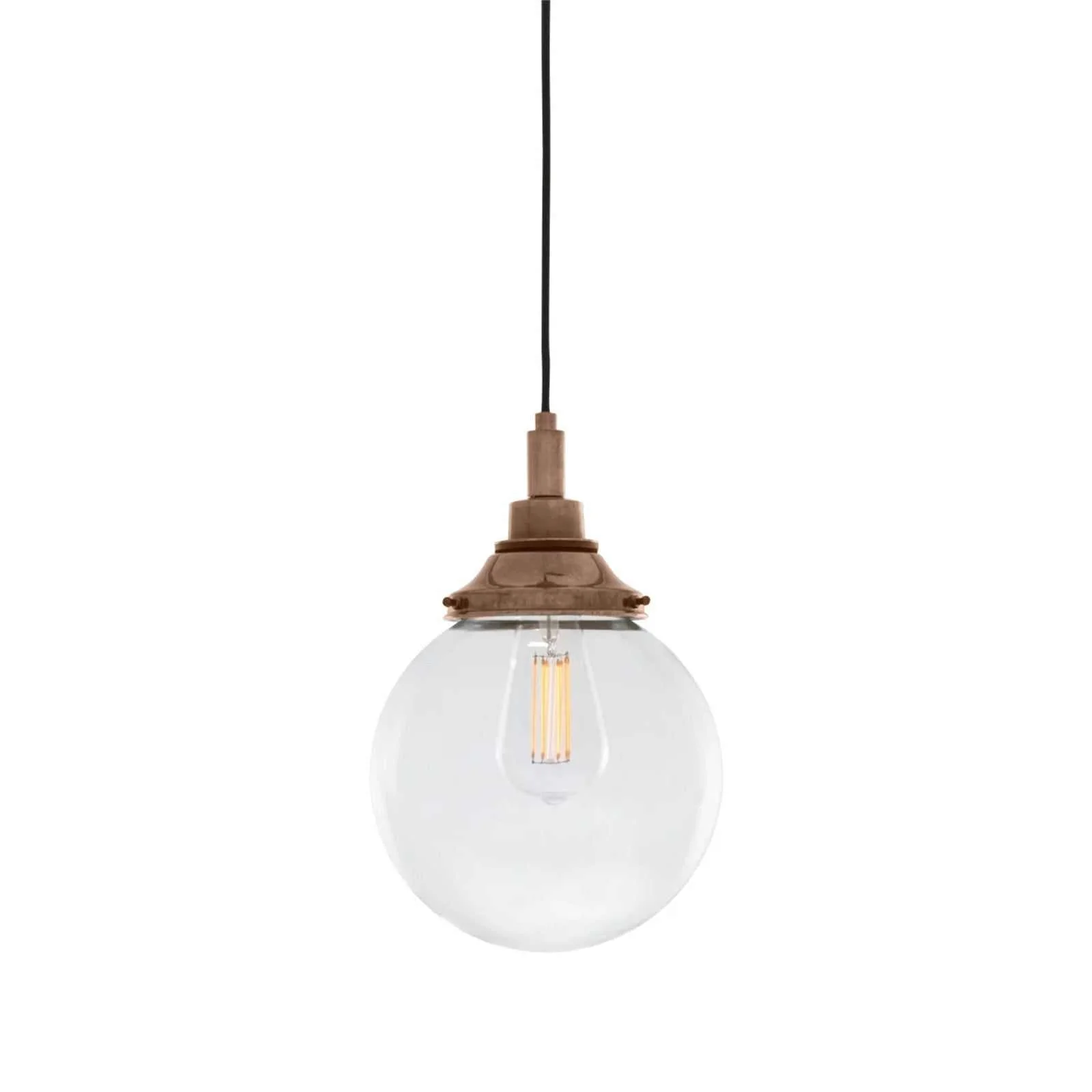 Laguna Prismatic Glass Bathroom Pendant Light - 20cm - Image 6