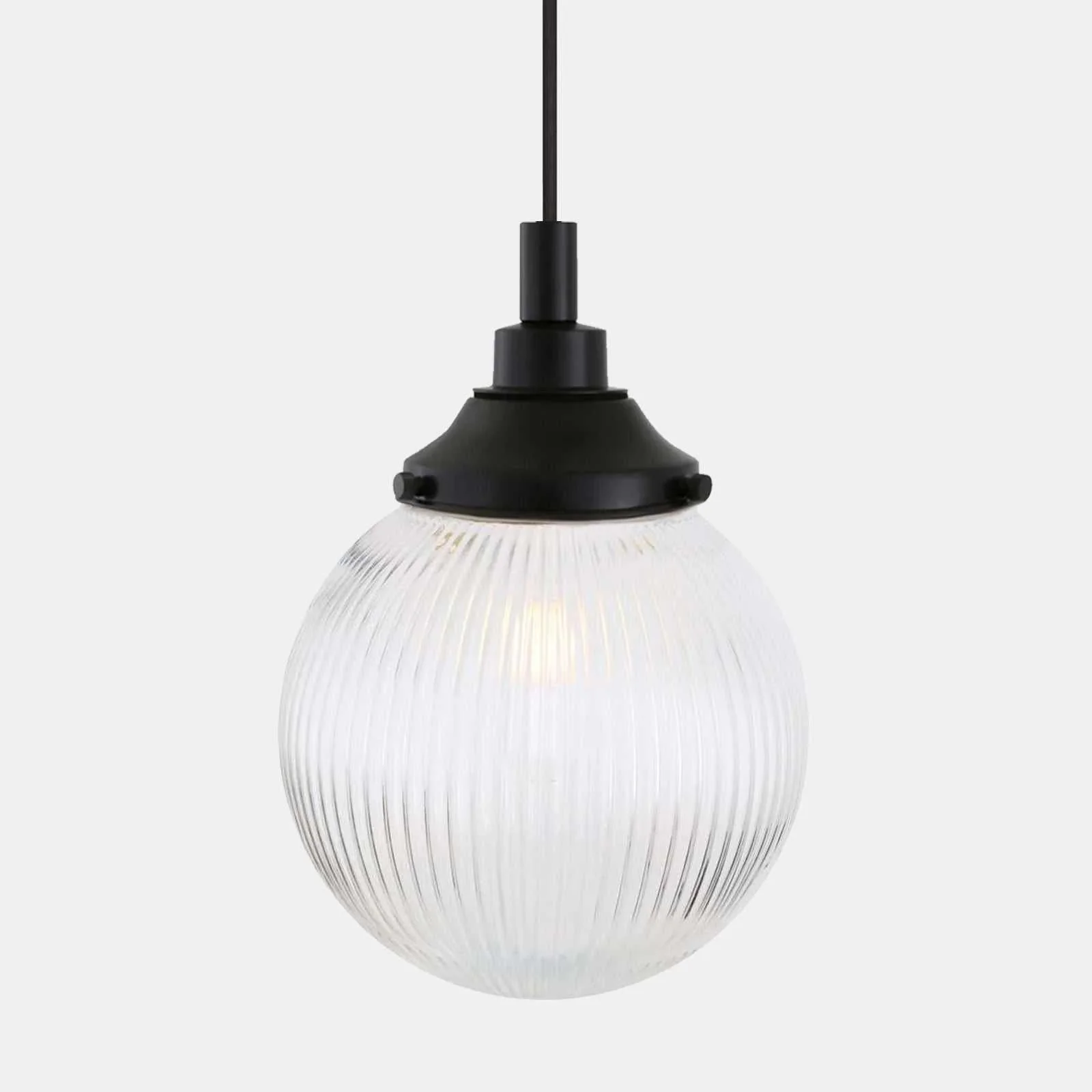 Laguna Prismatic Glass Bathroom Pendant Light - 20cm - Image 8