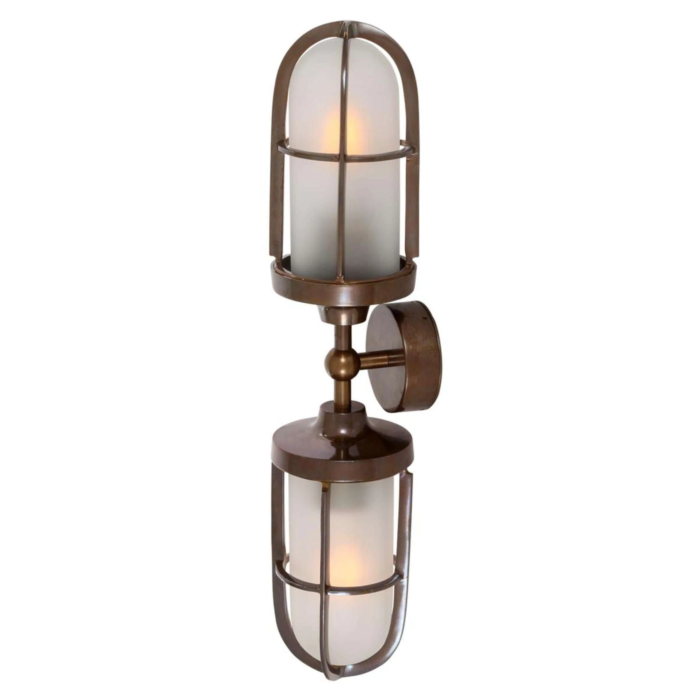 Clayton Bathroom Double Well Wall Light - Image 2