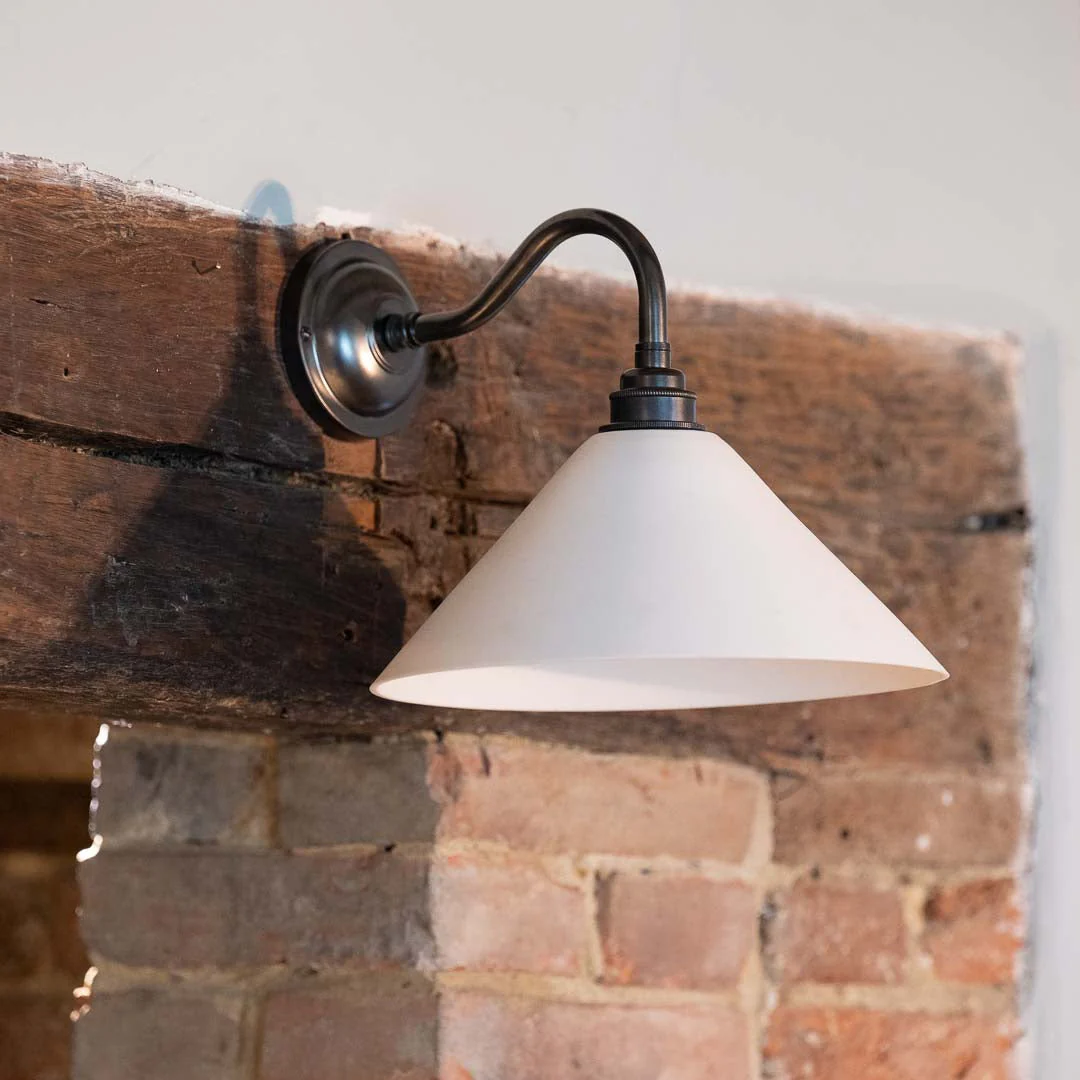 Coolie Ceramic Shade Wall Light