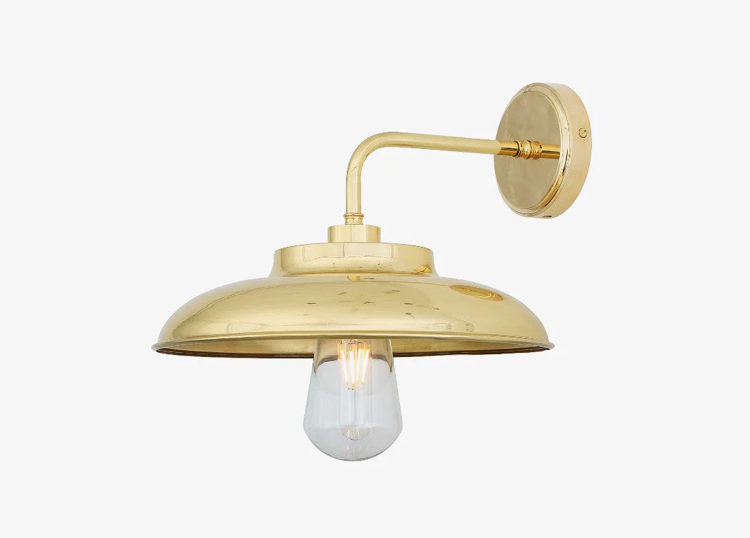 Darya Brass Outdoor Wall Light - Image 2