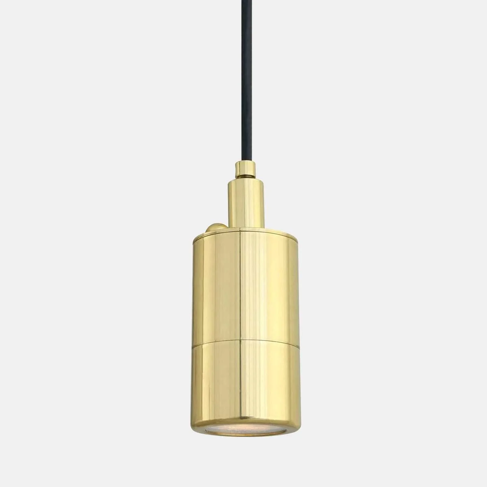 Ennis IP44 Brass Bathroom and Kitchen Pendant Light - Image 2