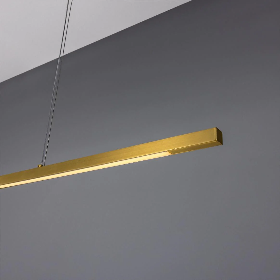 Fairfield Contemporary Brass LED Linear Pendant - Image 3