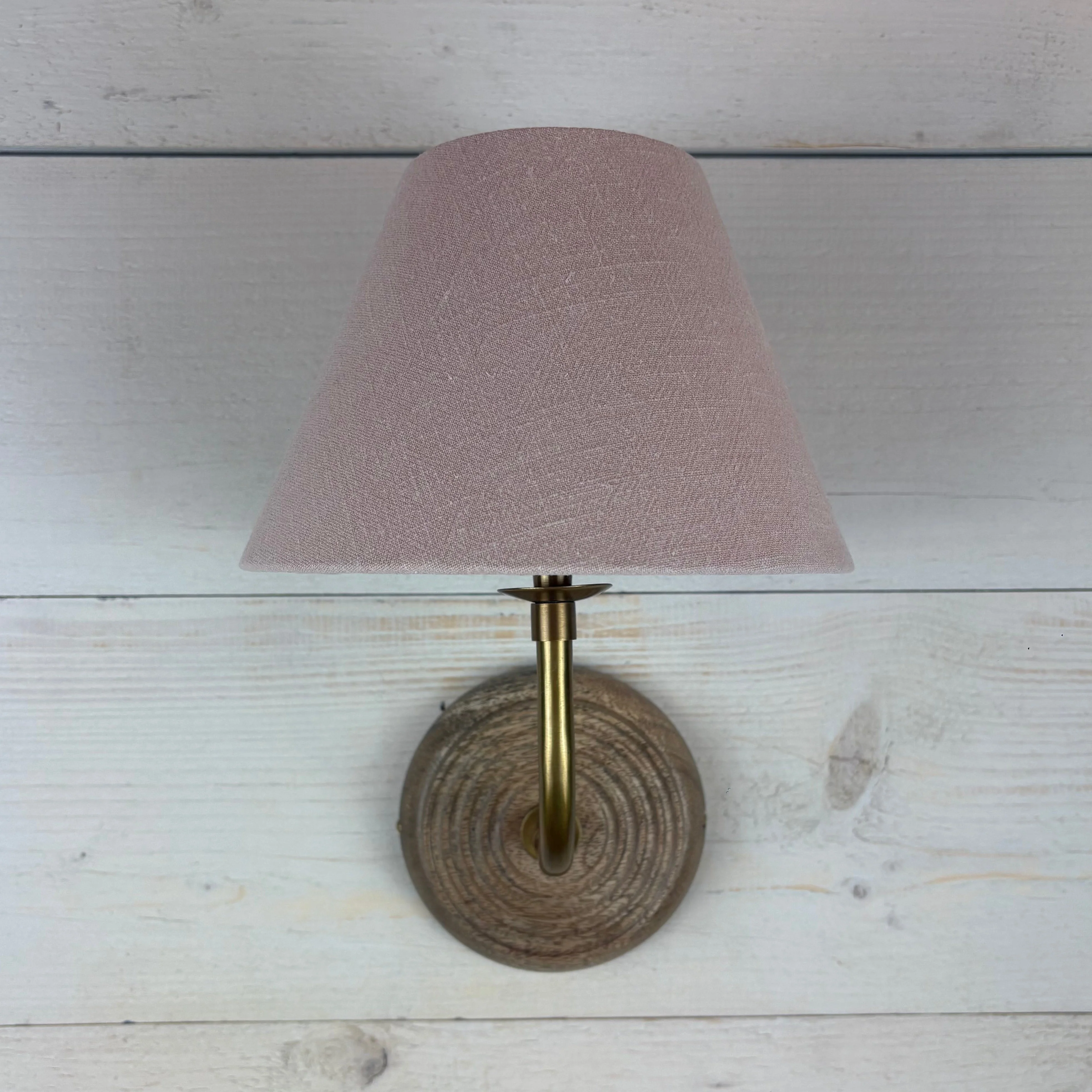 Plaster Pink Fabric Shade Only