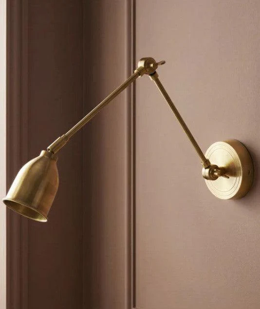 Pooky Pick Brass Wall Light