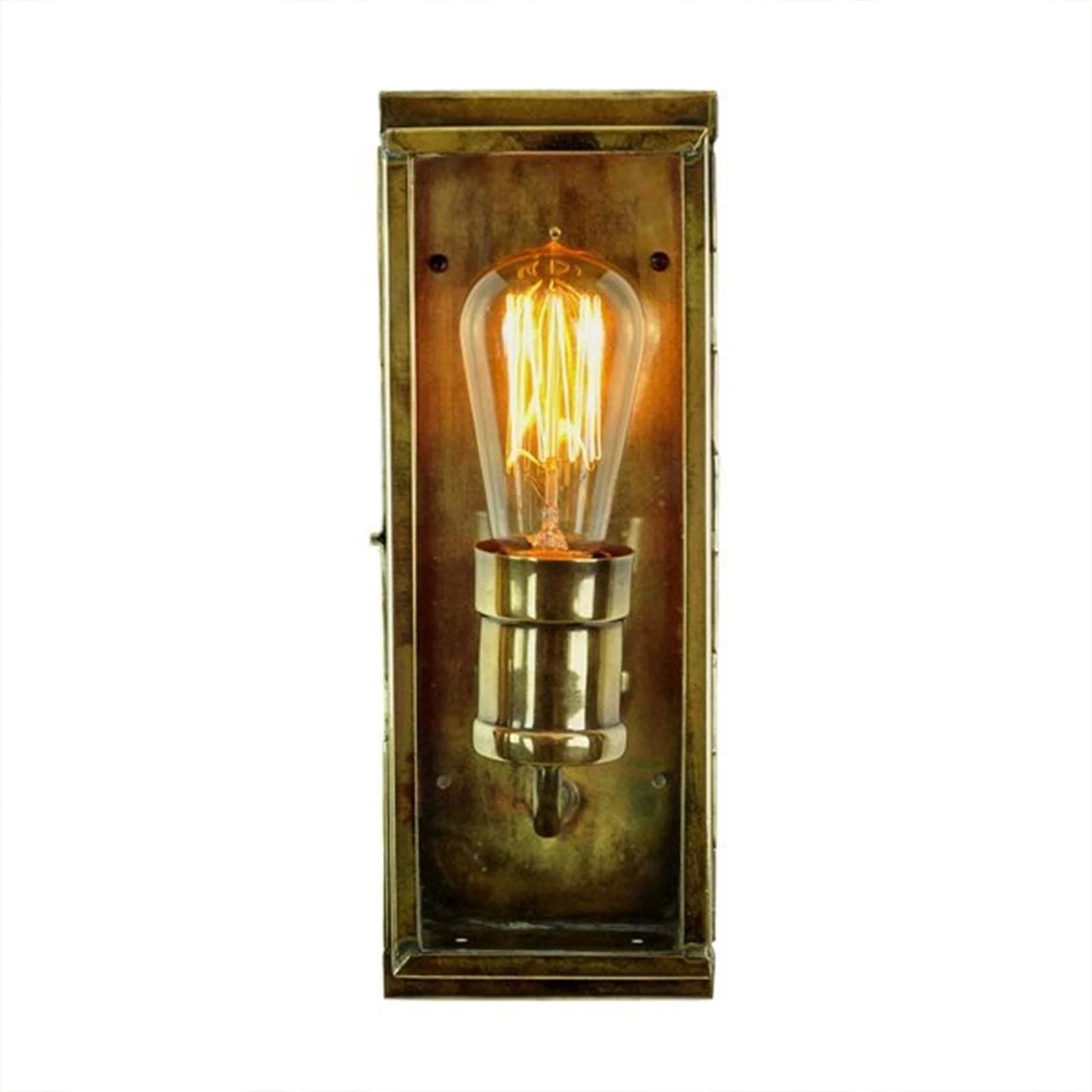 Redford Brass Wall Lantern