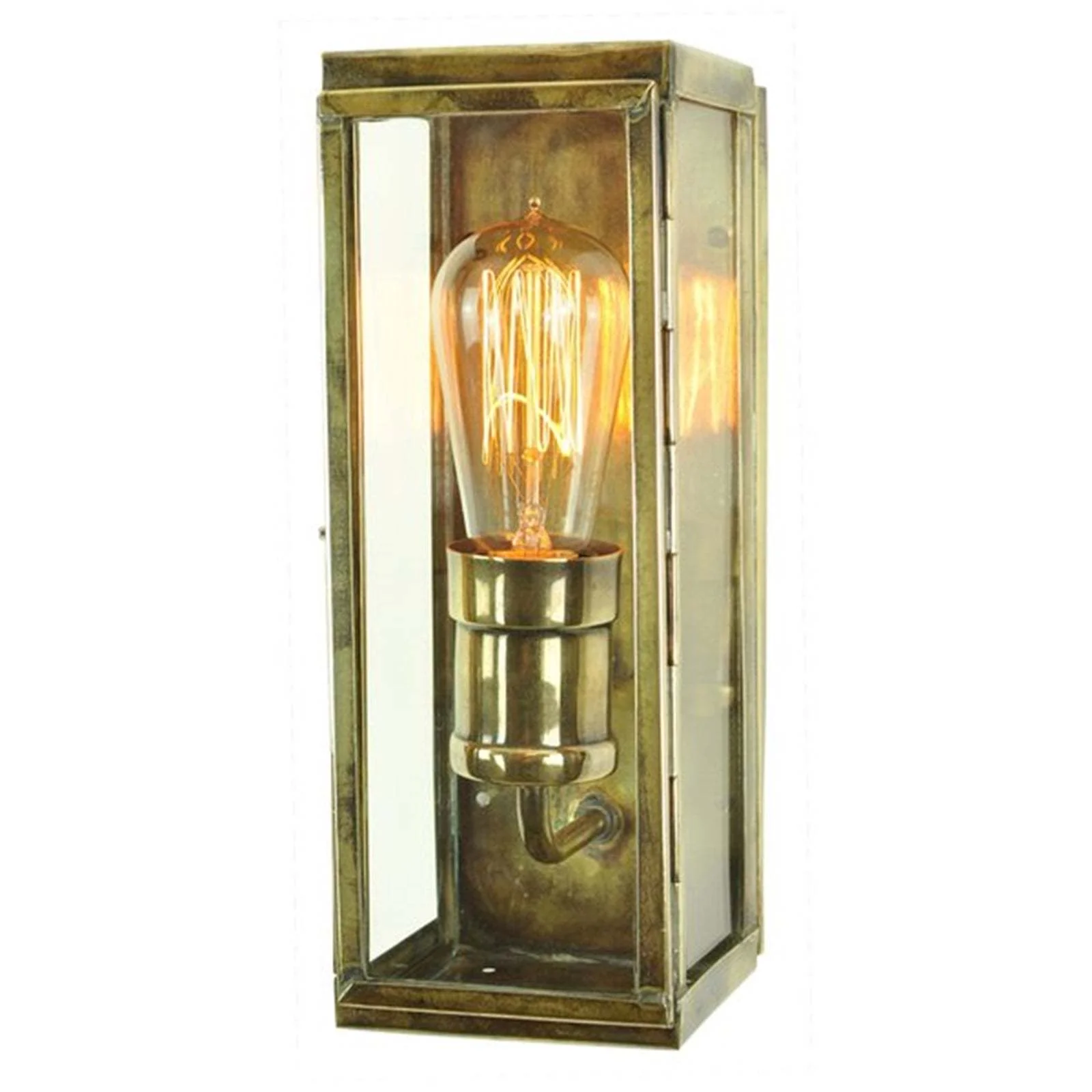 Redford Brass Wall Lantern - Image 2