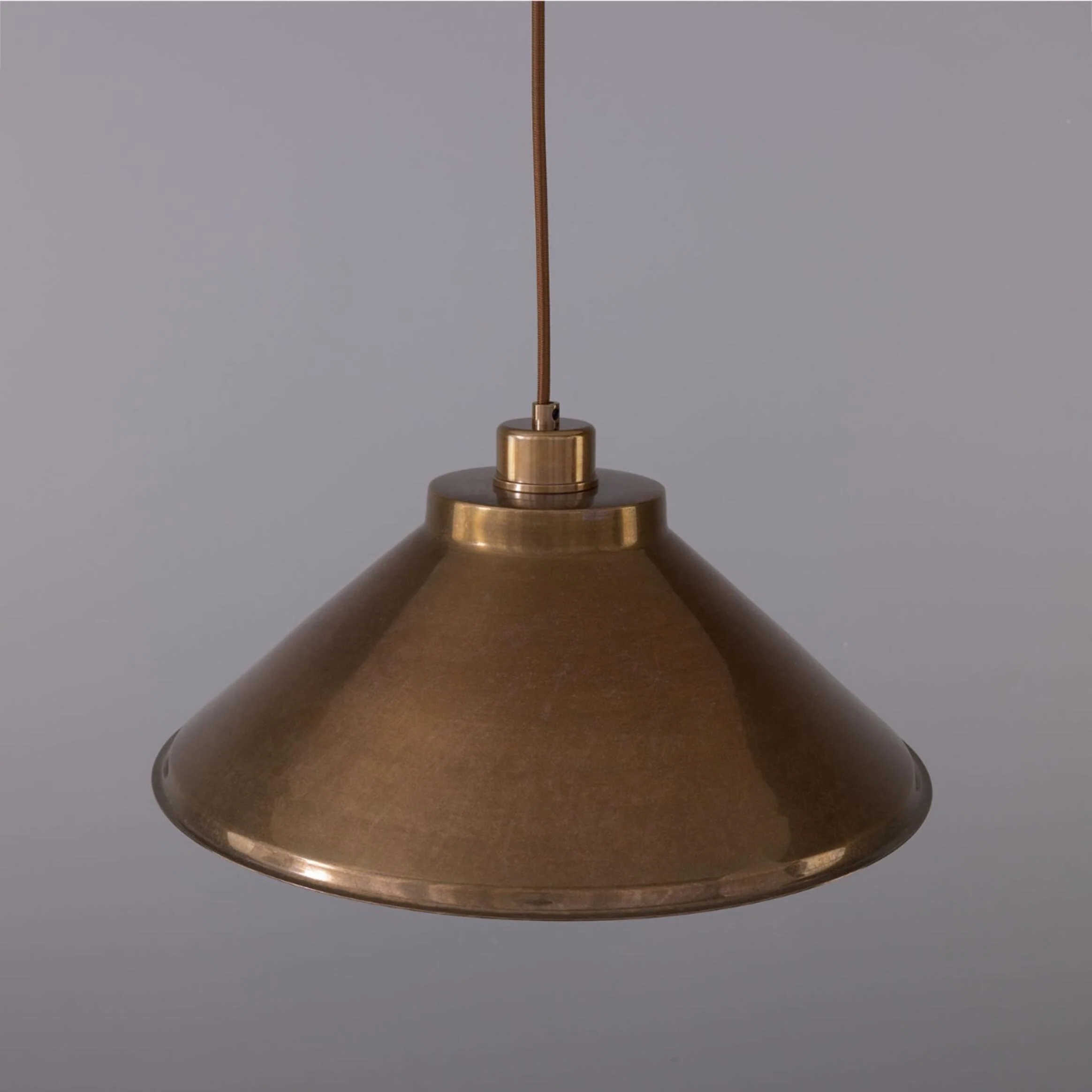 Rio Vintage Modern Brass Pendant Light - Image 6