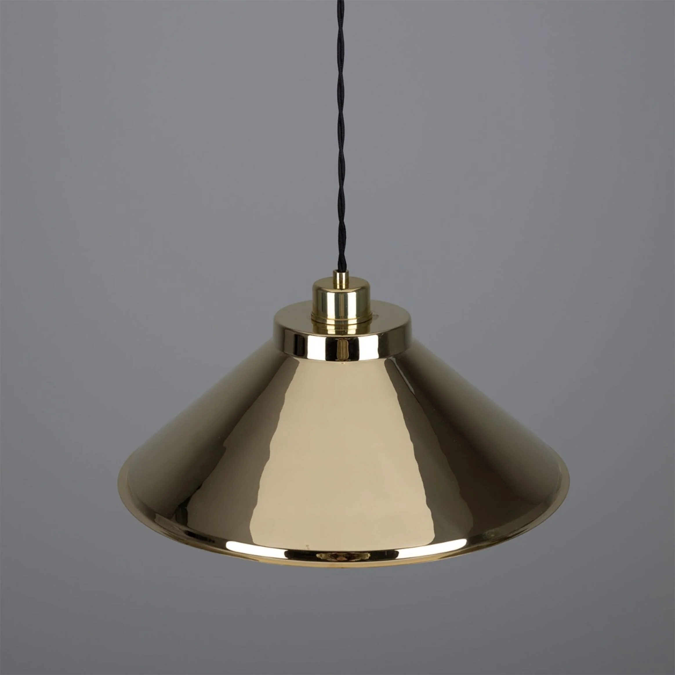 Rio Vintage Modern Brass Pendant Light - Image 9