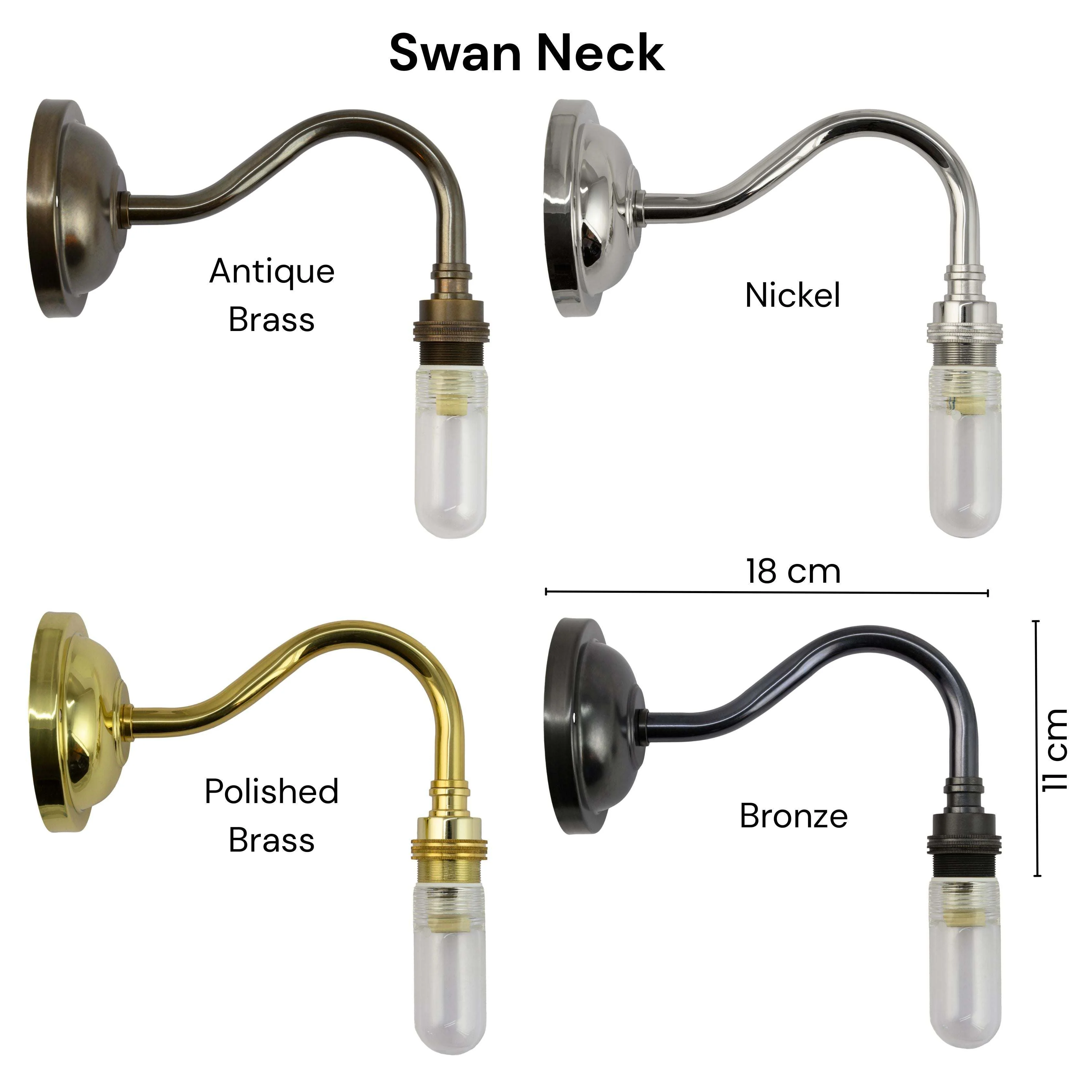 Soho Medium Smoked Glass Shade Bathroom Wall Light - Image 3