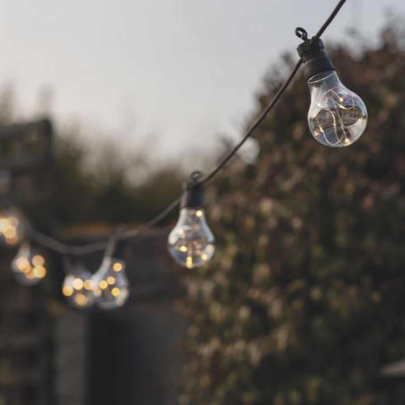 Solar Festoon 10 Bulb Classic Lights