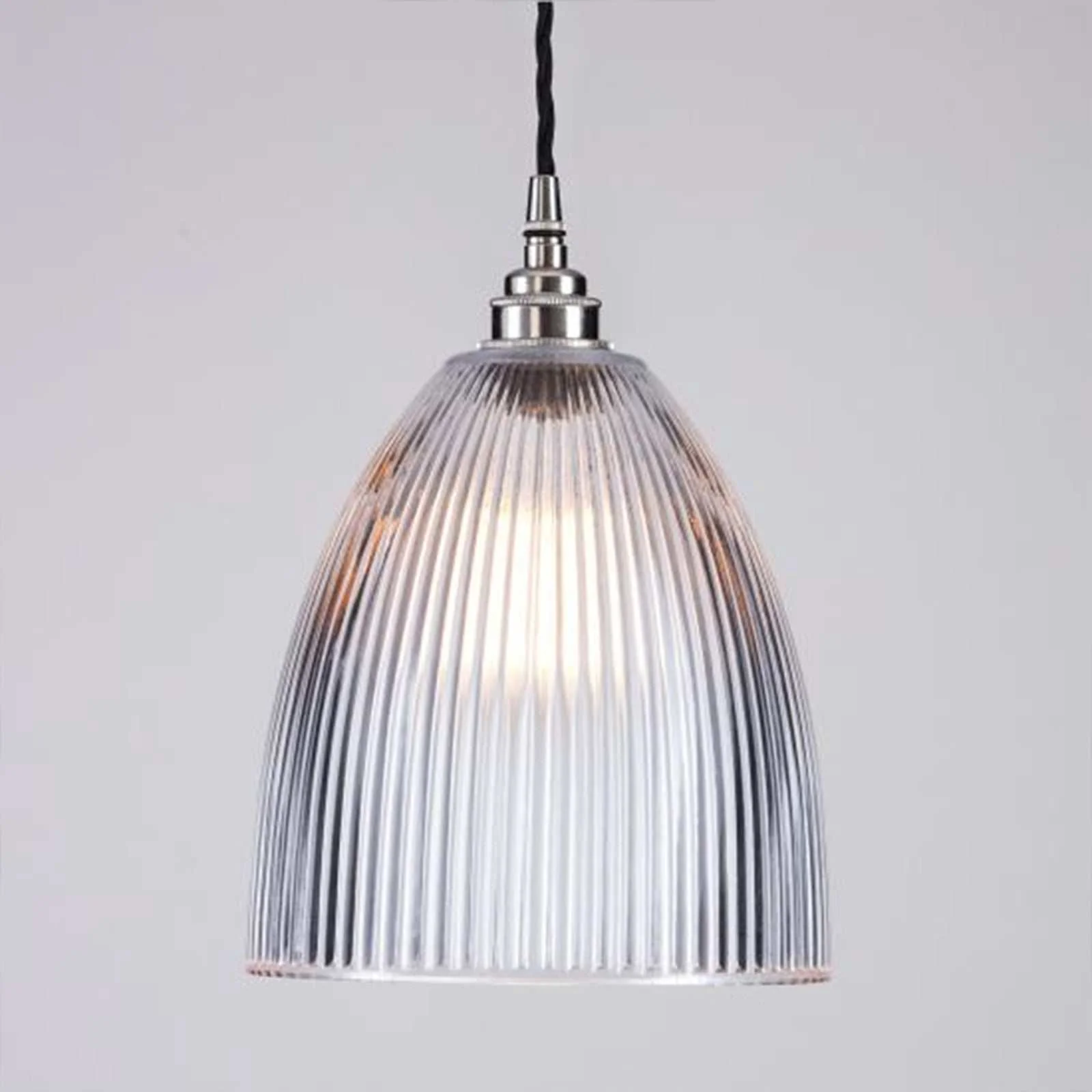 The Strand Medium Prismatic Glass Pendant Light - Seconds